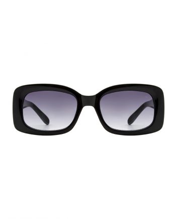 A.Kjaerbede zonnebril model SALO kleur zwart met grijze glazen AKsunnies bril sunglasses Akjaerbede eyewear